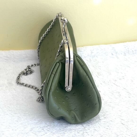 Vintage Bijoux Terner Faux Ostrich Ball Claspe Chain Strap Handbag, Shoulder Bag - Picture 5 of 16